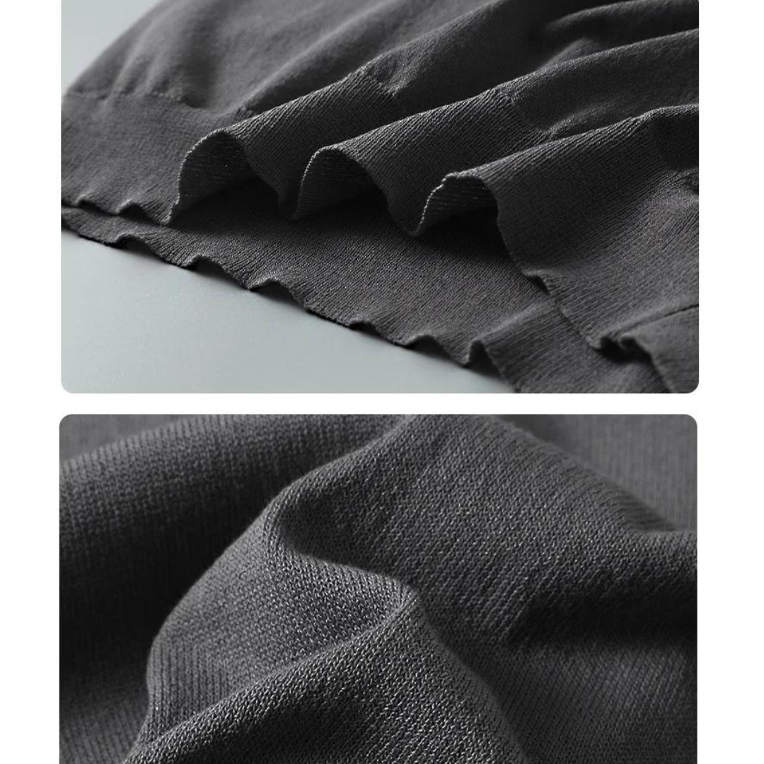 Cozy Polo Cape - Lightweight Blend Zip Cape Layer