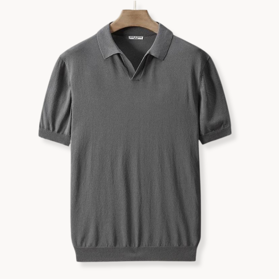 Cozy Polo Cape - Lightweight Blend Zip Cape Layer