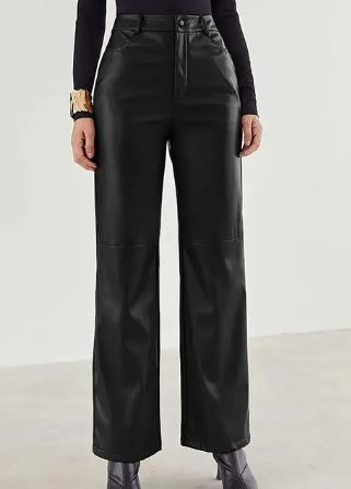 Stylish Women's Leather Pants for Spring