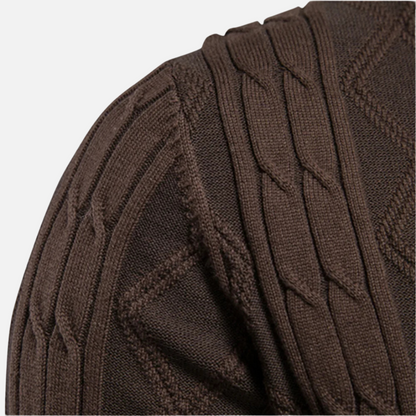 Soft Argyle Sweater with Comfort Stretch Fit