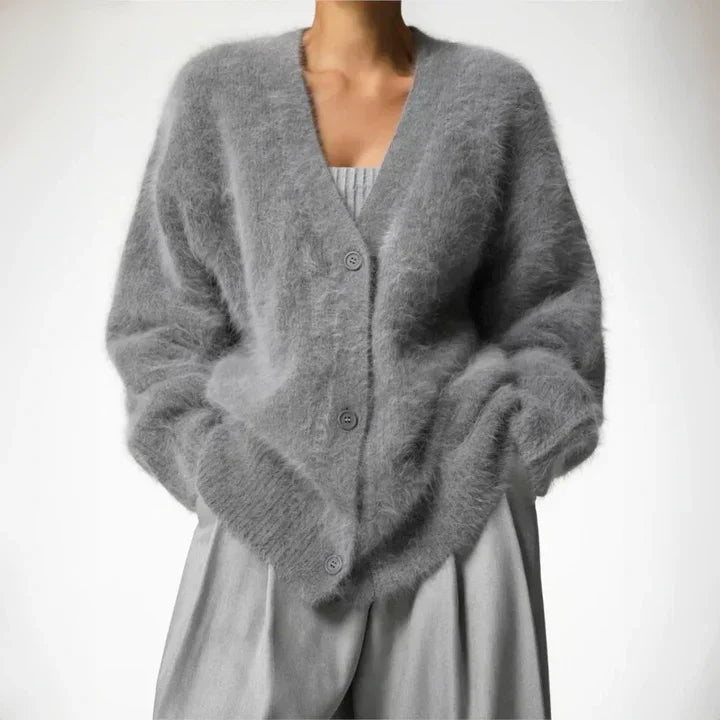 Soft Oversized Open Front Knit Cardigan