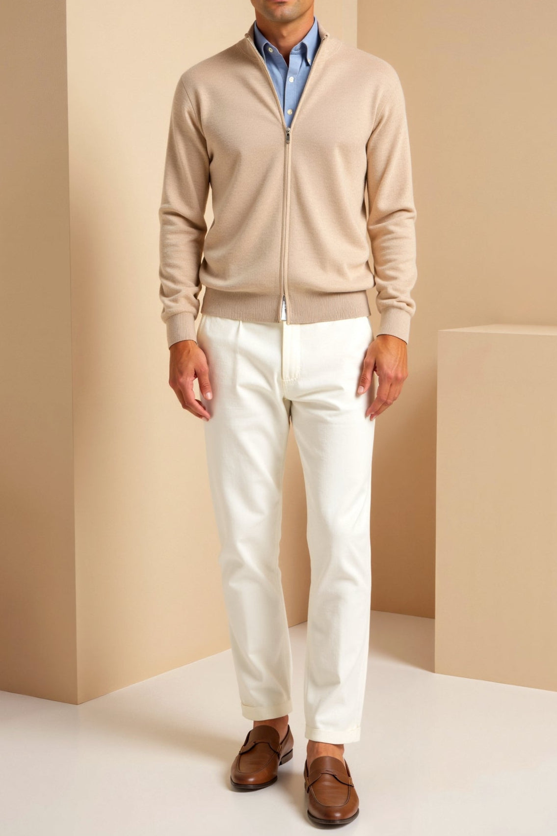 Slim Fit Soft Cardigan Sweater