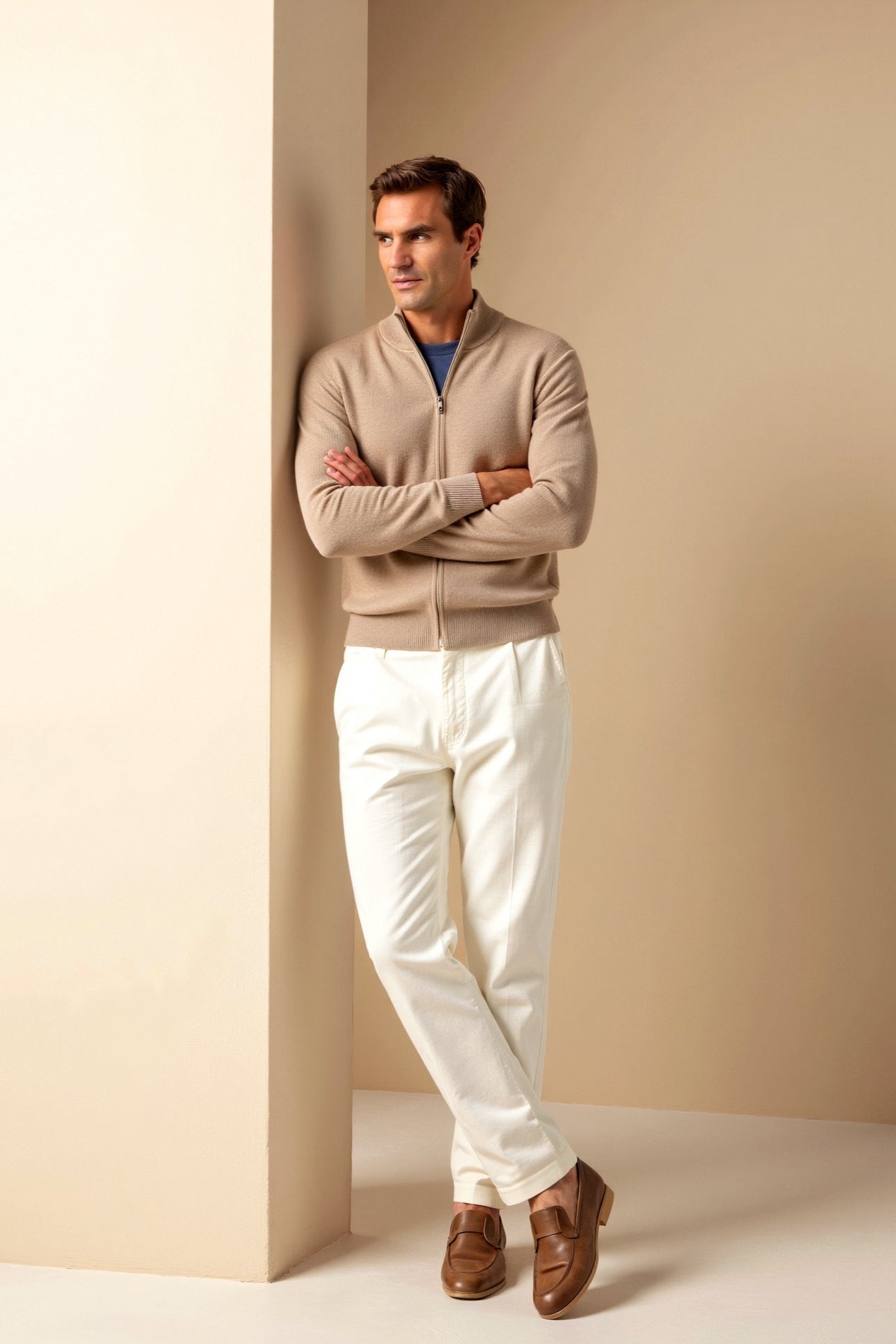 Slim Fit Soft Cardigan Sweater