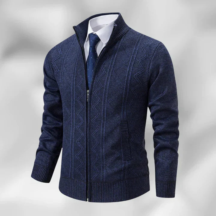 Comfortable Open Front Mid Length Cardigan