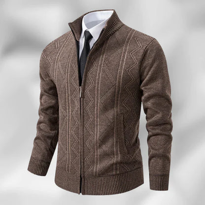 Comfortable Open Front Mid Length Cardigan