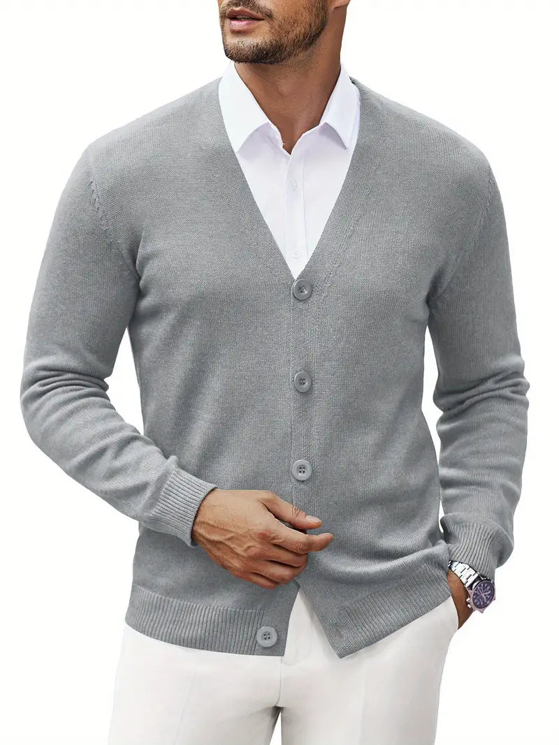 Cozy Open Front Sweater Cardigan - OutfitLondon