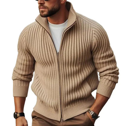 Cozy Fleece Zip Up Cardigan - OutfitLondon