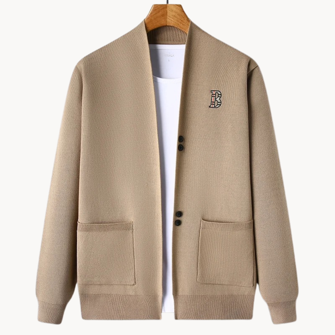 Soft Fit Cardigan with Textured Details