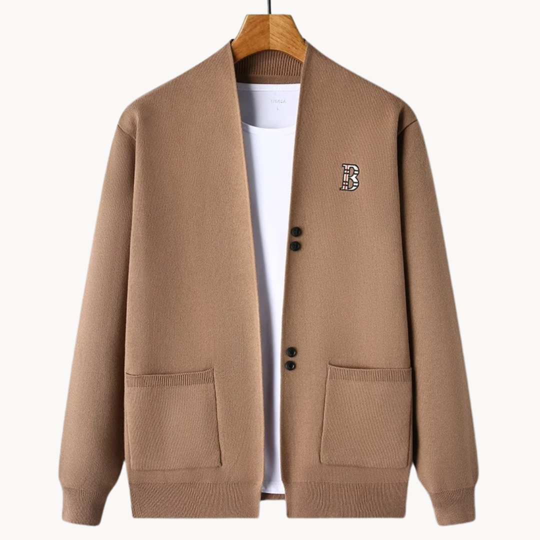 Soft Fit Cardigan with Textured Details