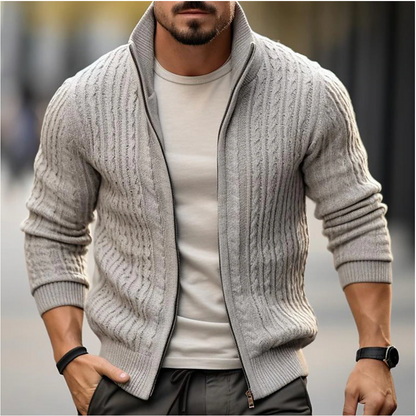 Cozy Zip Up Cardigan for Women - OutfitLondon