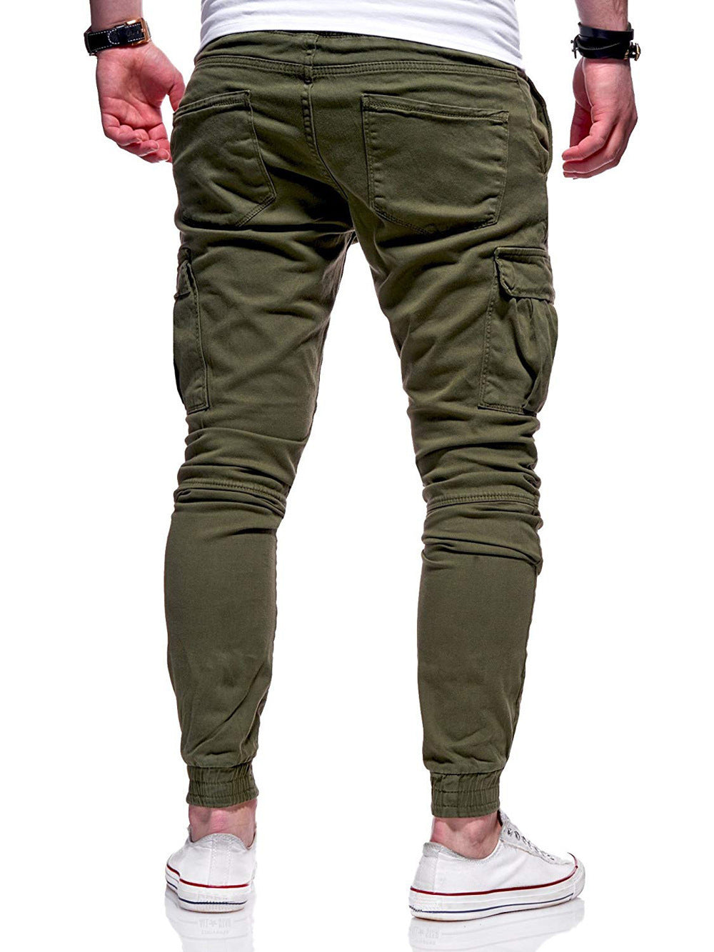 Slim Fit Jogger Pants with Pockets & Storage
