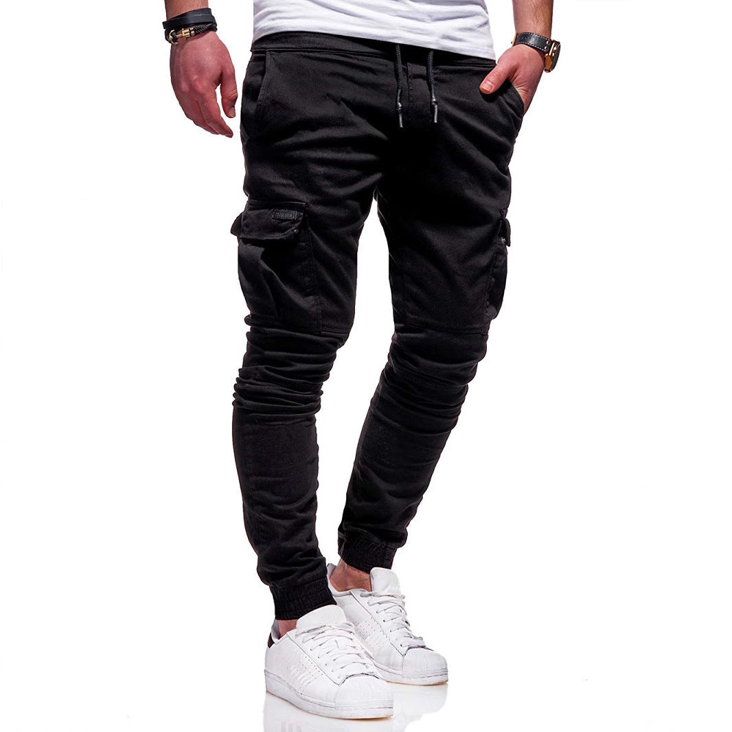 Slim Fit Jogger Pants with Pockets & Storage