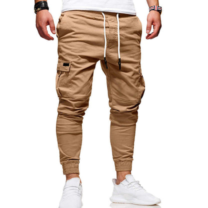 Slim Fit Jogger Pants with Pockets & Storage - OutfitLondon