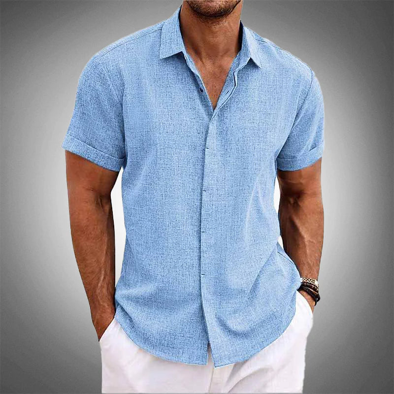Carlo Martelli Cool Casual Linen Shirt - OutfitLondon