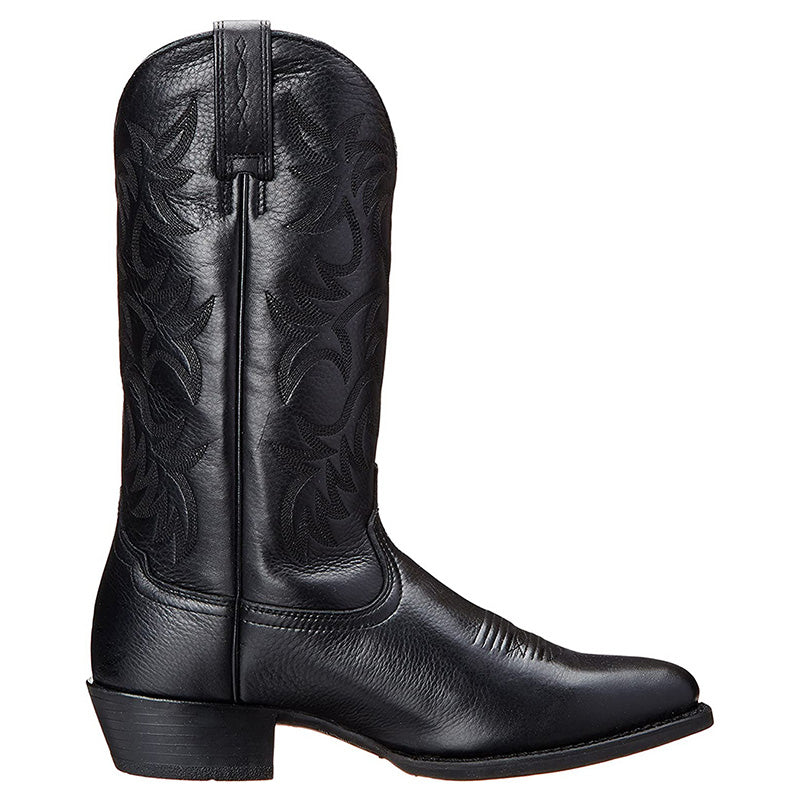 Men's Leather Mid-Calf Cowboy Boots