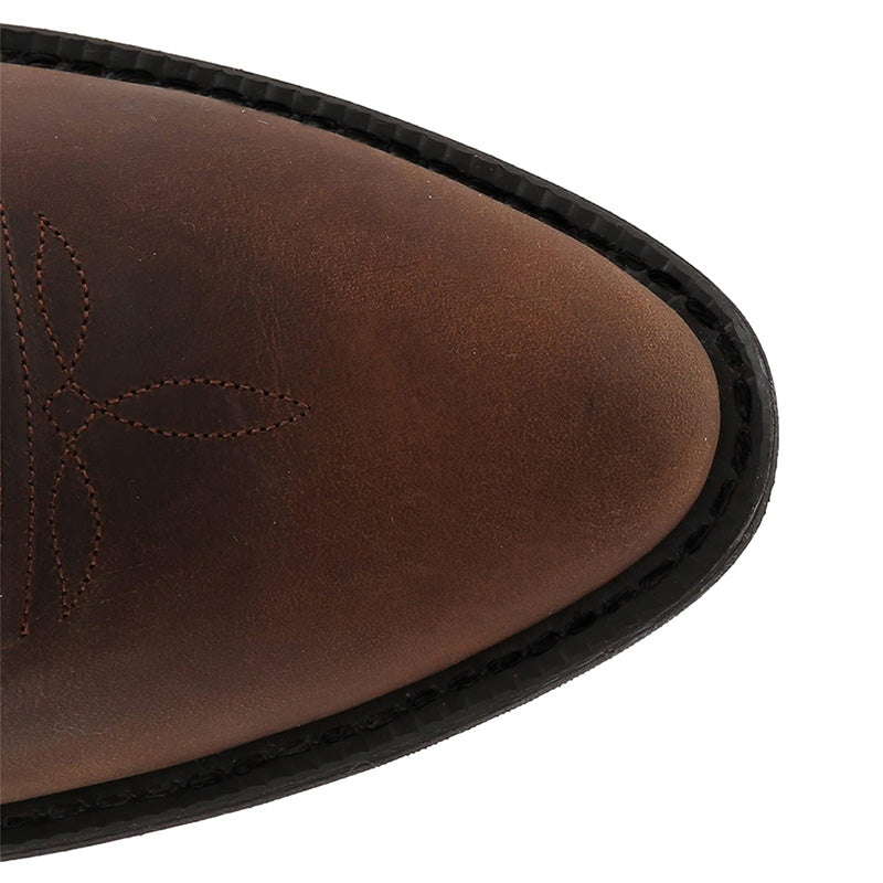 Men's Leather Mid-Calf Cowboy Boots