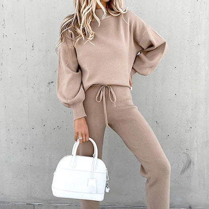 Relaxed Fit Two Piece Women's Clothing Set