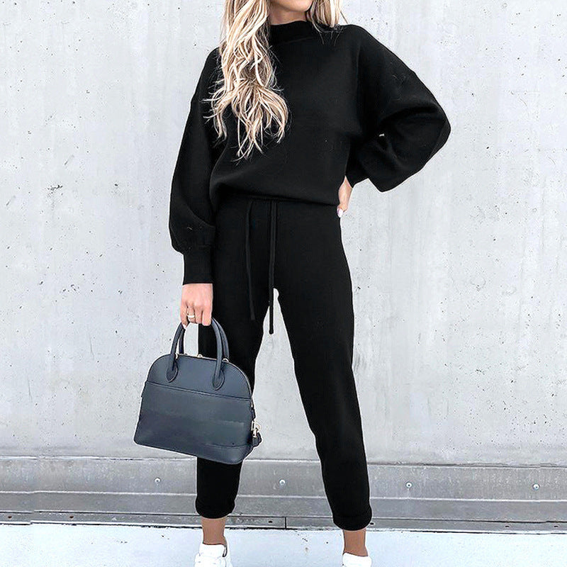 Relaxed Fit Two Piece Women's Clothing Set
