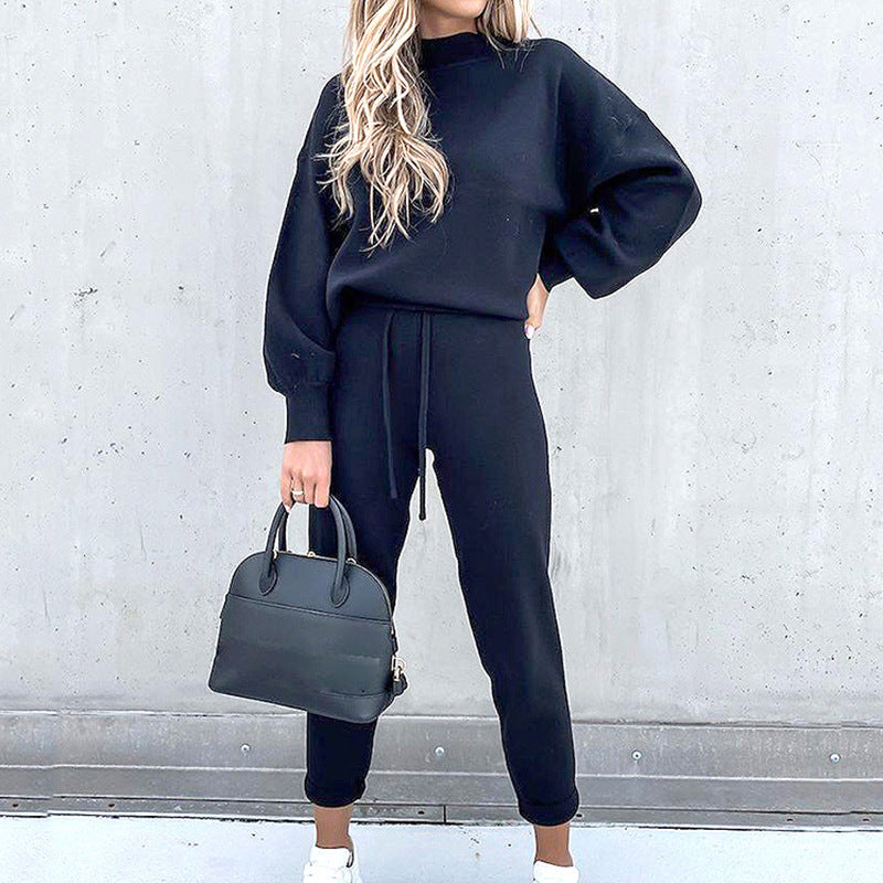 Relaxed Fit Two Piece Women's Clothing Set