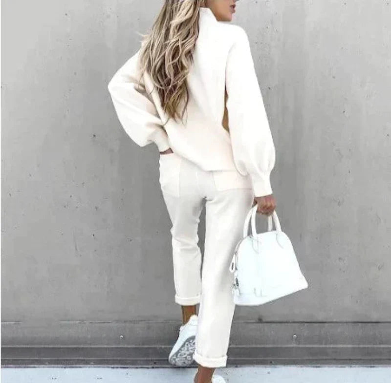 Relaxed Fit Two Piece Women's Clothing Set