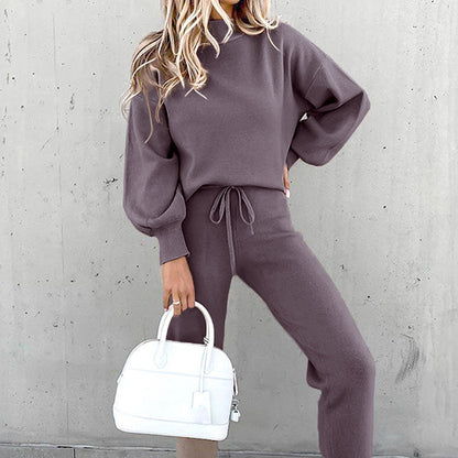 Relaxed Fit Two Piece Women's Clothing Set