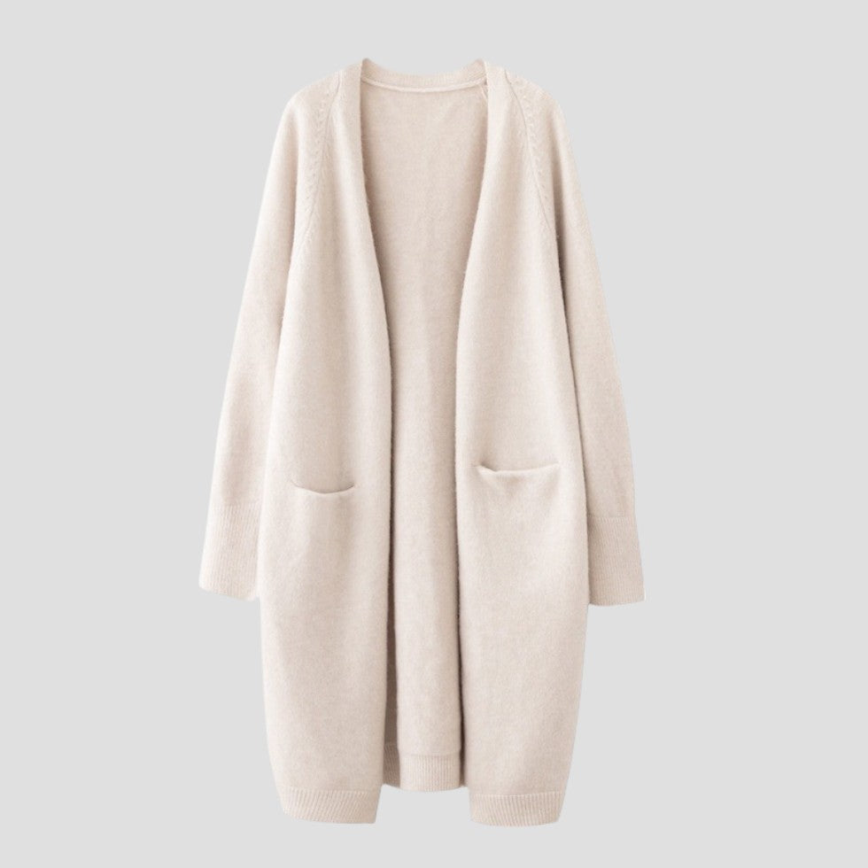 Soft Open Front Women's Cashmere Sweater - OutfitLondon