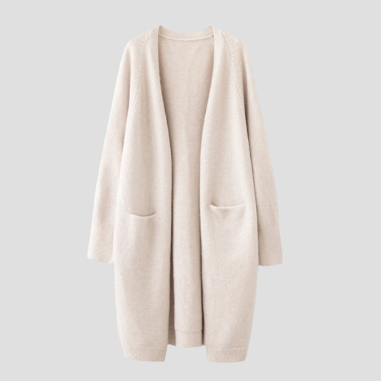 Soft Open Front Women's Cashmere Sweater - OutfitLondon