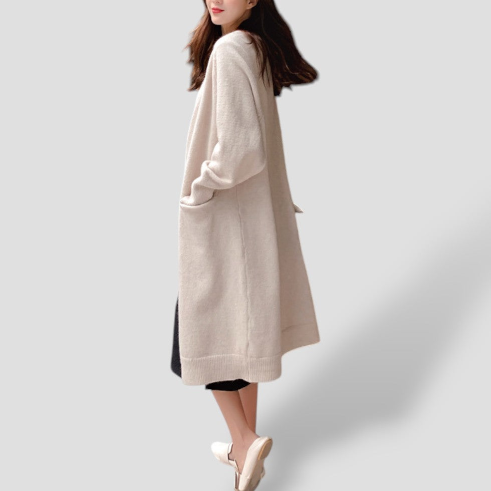 Soft Open Front Women's Cashmere Sweater