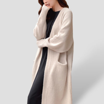 Soft Open Front Women's Cashmere Sweater