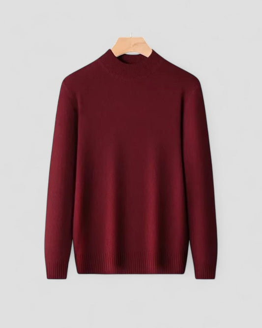 Soft Crew Neck Cashmere Sweater for Men - OutfitLondon