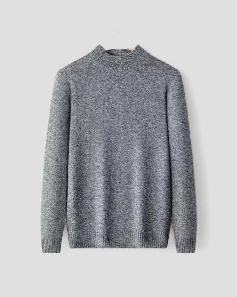 Soft Crew Neck Cashmere Sweater for Men