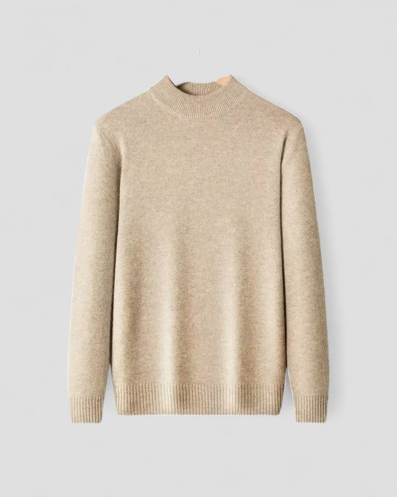 Soft Crew Neck Cashmere Sweater for Men