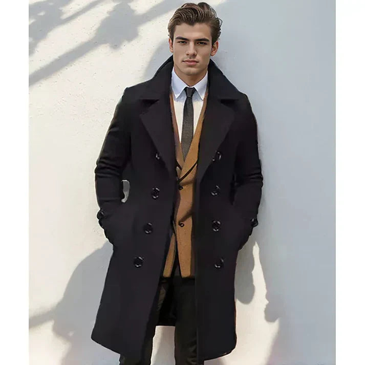 Classic Warm Men's Winter Coat - OutfitLondon