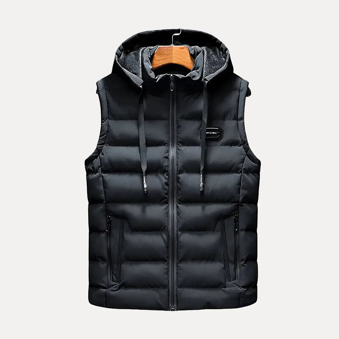 Men's Hooded Vest - OutfitLondon