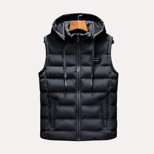 Men's Hooded Vest - OutfitLondon