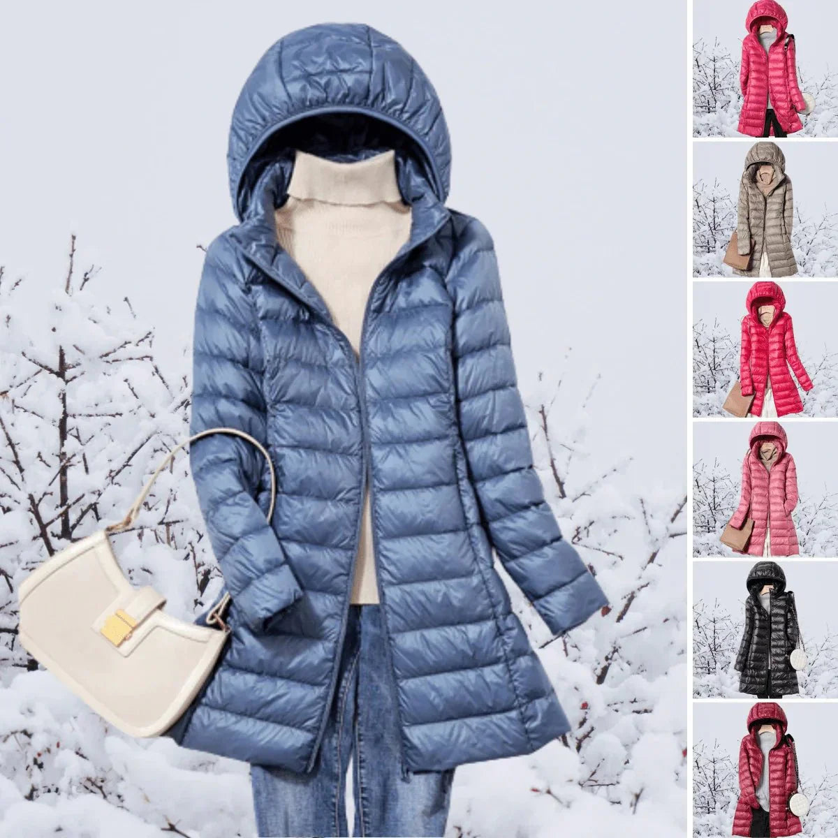 Comfortable Padded Long Sleeved Coat - OutfitLondon