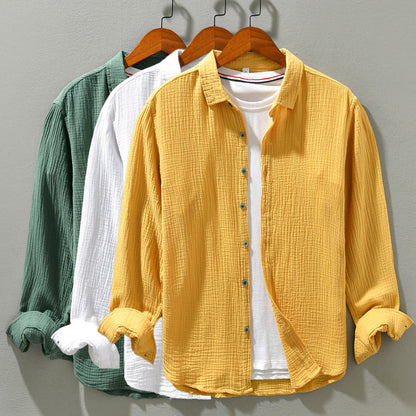 Comfortable Shirt - Loose Fit Soft Cotton Blend