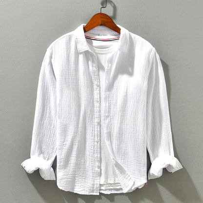 Comfortable Shirt - Loose Fit Soft Cotton Blend