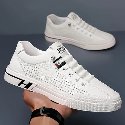 Comfortable Sneakers - Low Top Lace Up And Padded Insoles