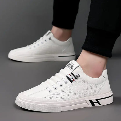 Comfortable Sneakers - Low Top Lace Up And Padded Insoles