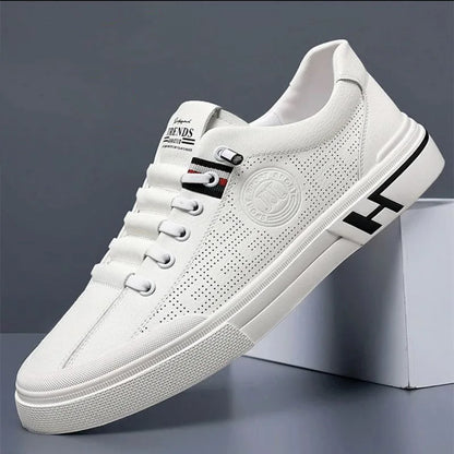 Comfortable Sneakers - Low Top Lace Up And Padded Insoles