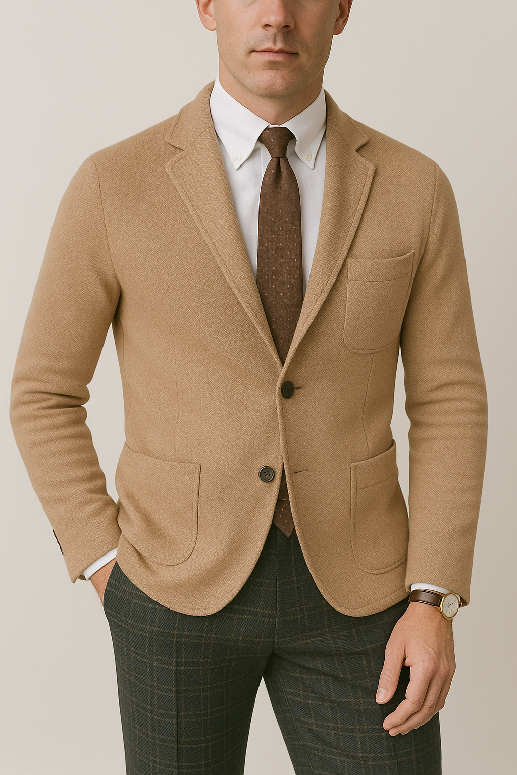 Tailored Fit Mens Blazer Coat