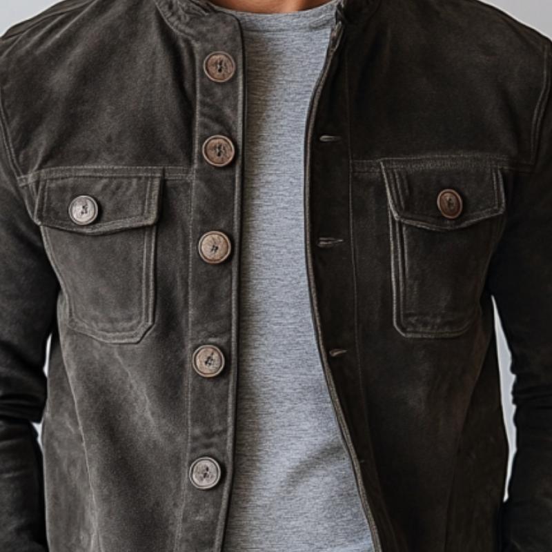 Luxury Mens Leather Biker Jacket