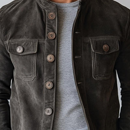 Luxury Mens Leather Biker Jacket