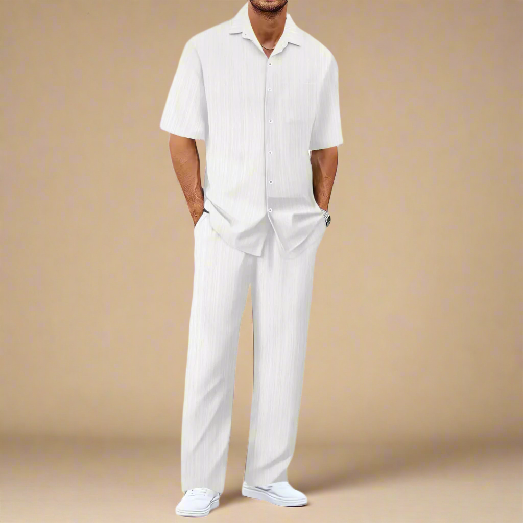 Relaxed Fit Summer Shorts Suit for Men - OutfitLondon