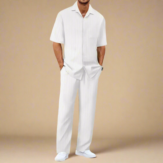 Relaxed Fit Summer Shorts Suit for Men - OutfitLondon