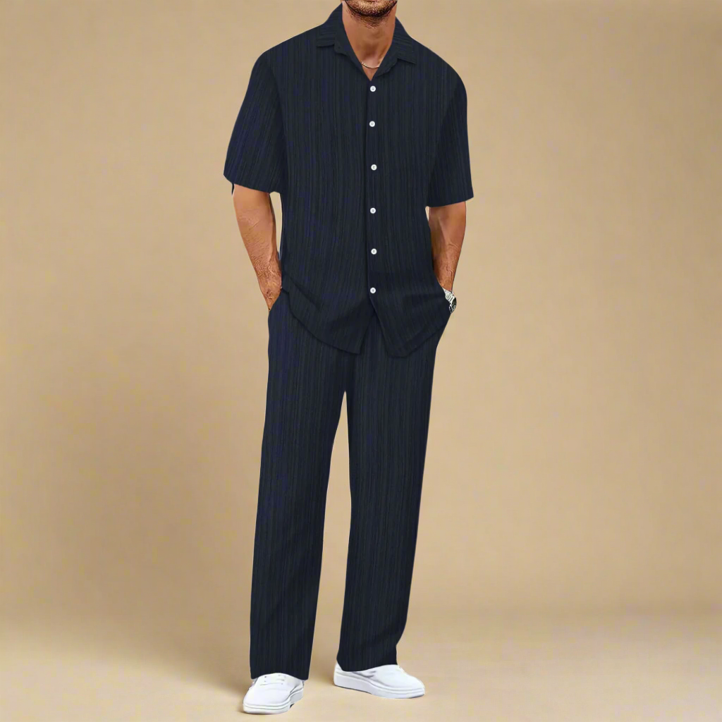 Relaxed Fit Summer Shorts Suit for Men