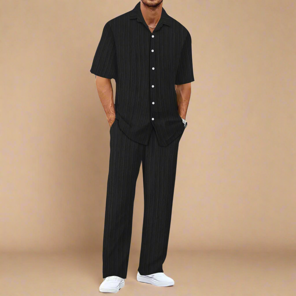 Relaxed Fit Summer Shorts Suit for Men