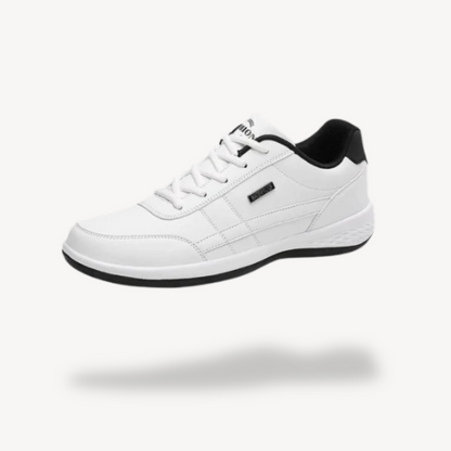 Classic Brown Leather Running Shoes