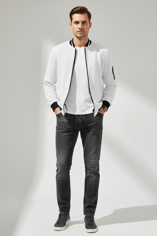 Men's Relaxed Fit Collar Jacket - OutfitLondon